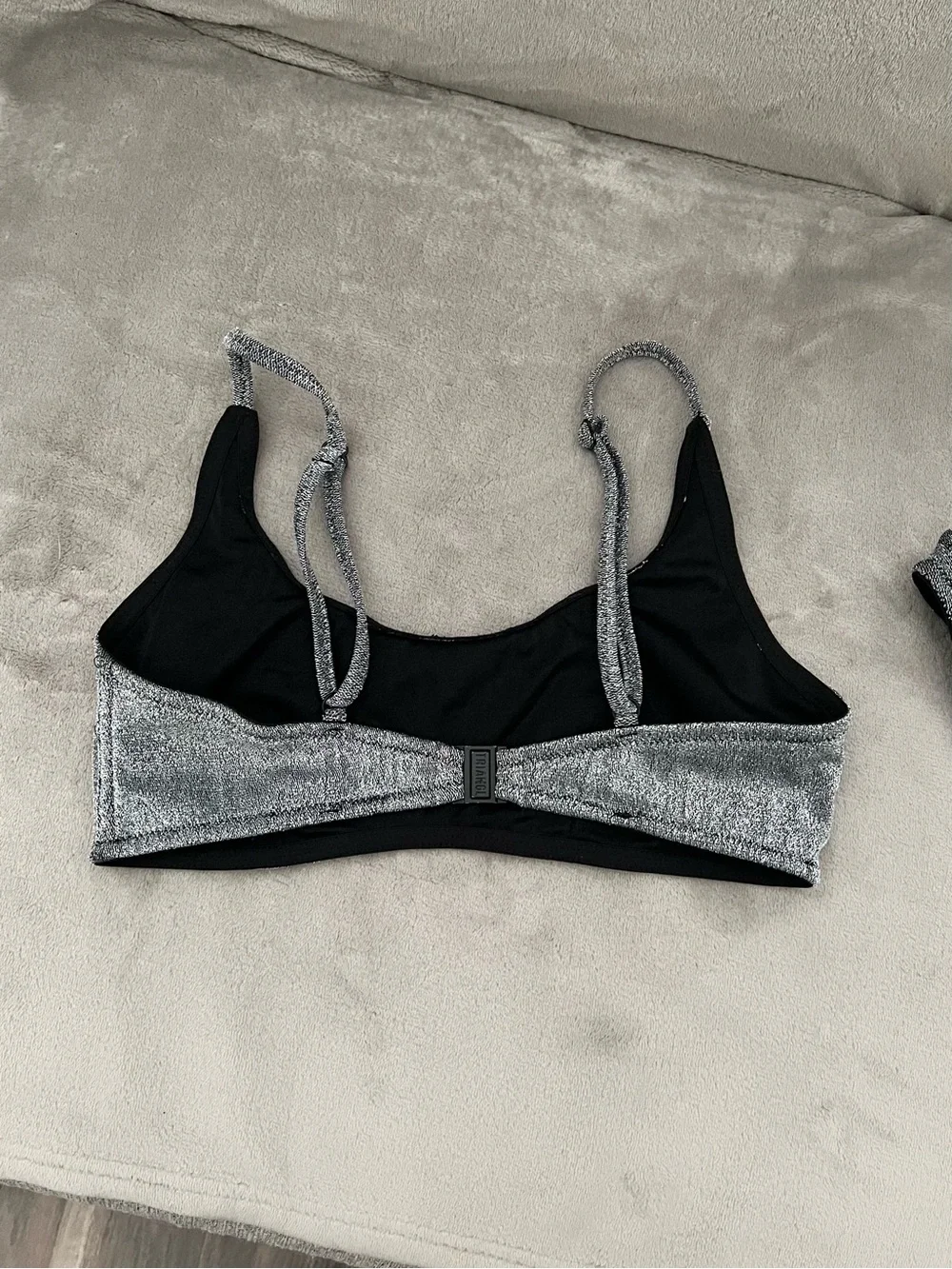 Triangl swimwear silver sparkle bikini set | S++